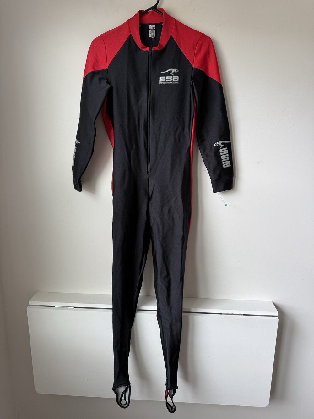 SSA Ultraskin Green Black Skin Suit Thermal Skin SIZE 16/18 Sports Suit Bioracer